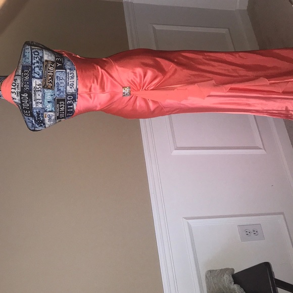 Cache Burnt Orange Formal Gown - Picture 8 of 8